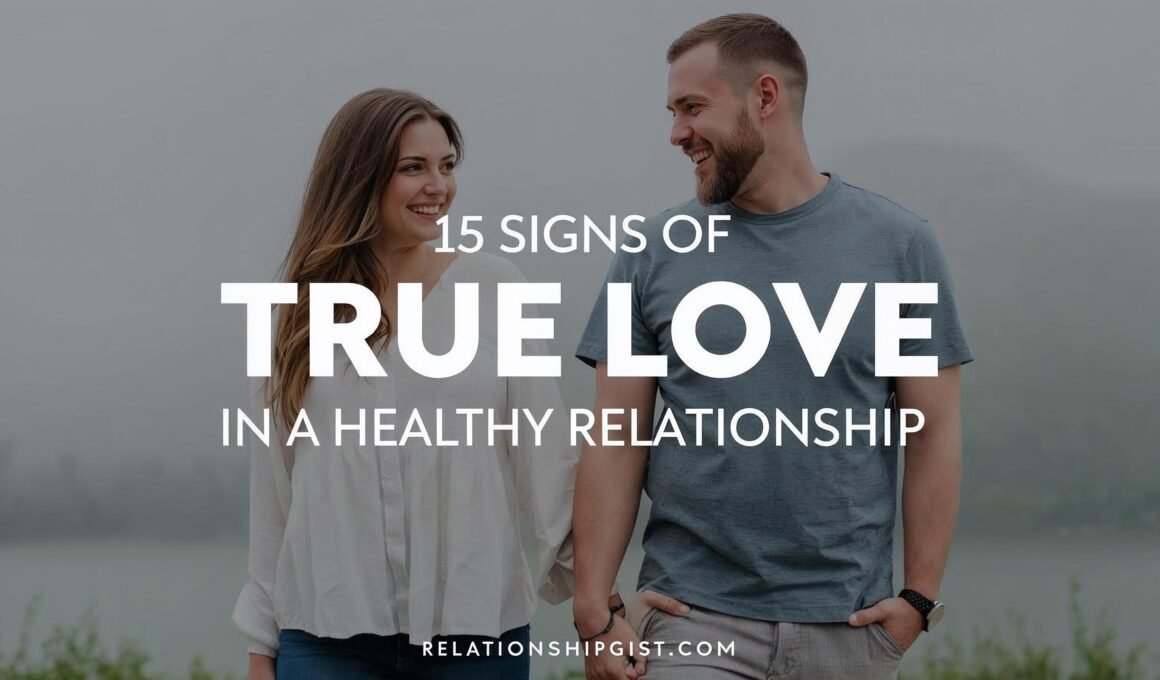 15 Signs of True Love in a Healthy Relationship
